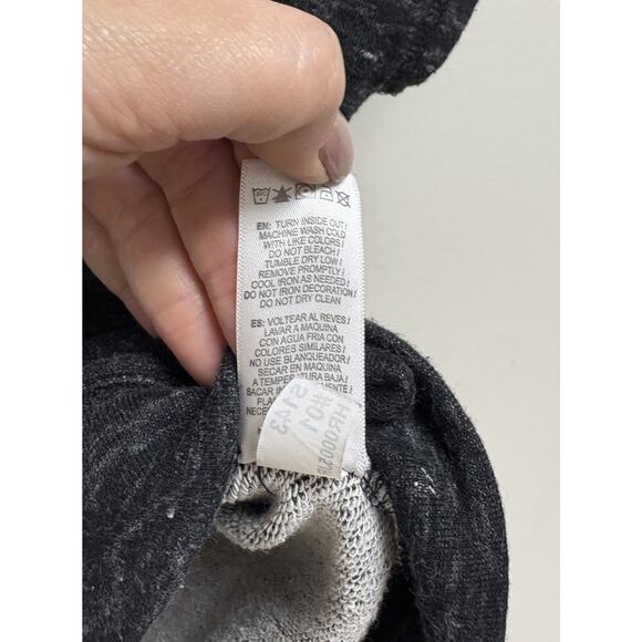 Tapout Womens Short Sleeve Hoodie Cropped Pullover Gray Size M - Picture 5 of 5